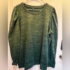 Size XXL green sweater
